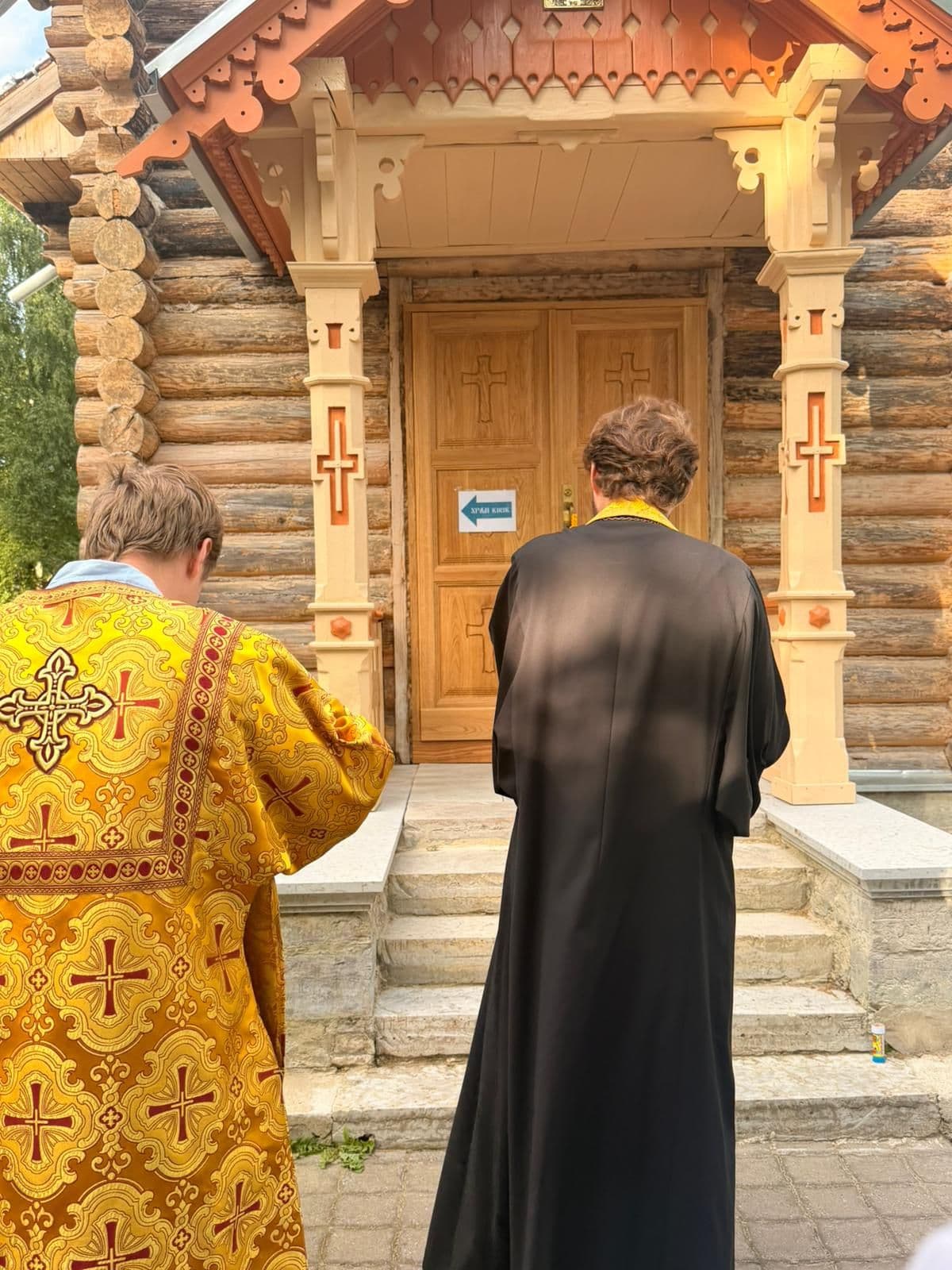 Kaasani Jumalasünnitaja ikooni akatist kiriku taastamisel oleval territooriumil