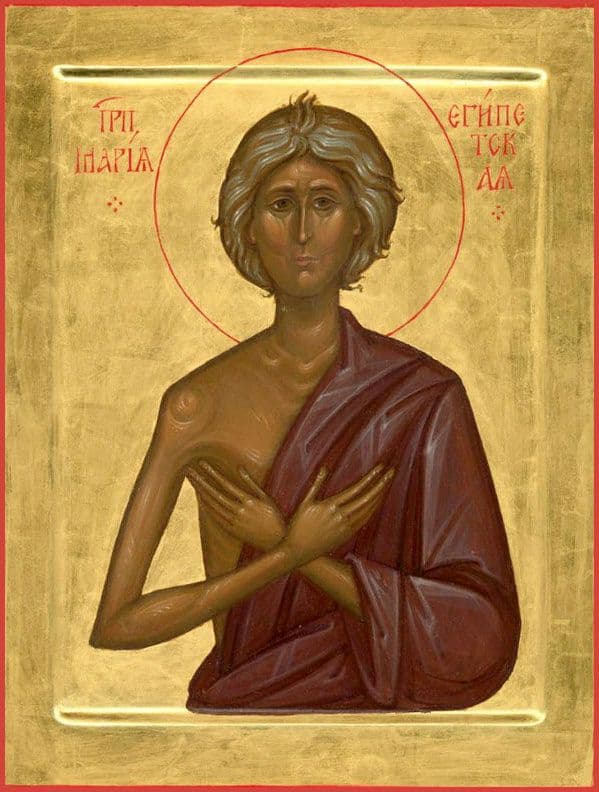 Jumaliku Liturgia. Meie vaga ema Egiptuse Maria mälestus