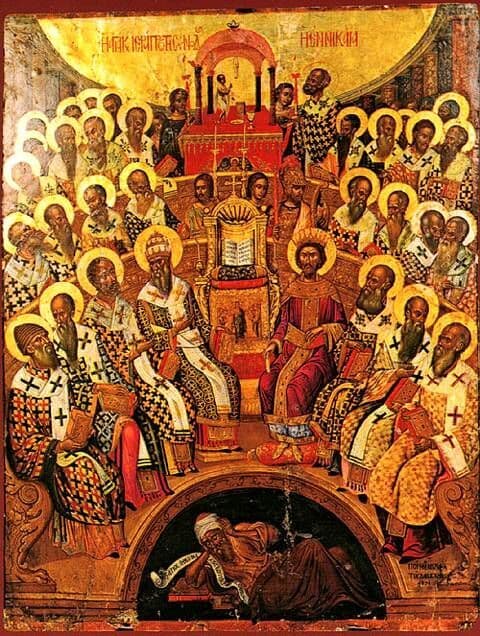 Pühapäev. Esimese, Nikaia kogumaapealse kirikukogu pühade isade pühapäev